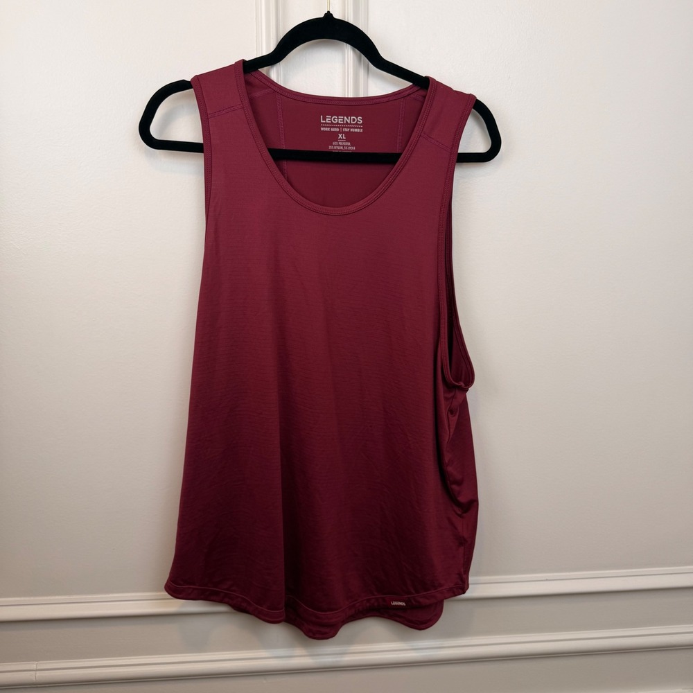 Legends Womens‎ XL Athletic Tank Top Workout Gym Shirt Lycra Blend